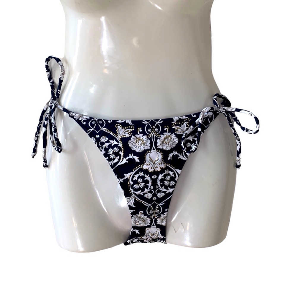 Cia Maritima Paisley Print Gold Stud bikini Bottom Women Color Multi Size L